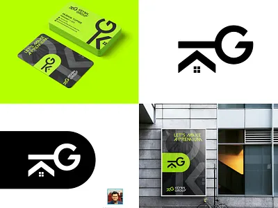 KG Real Estate Logo | For Sale branding construction logo graphic design home logo house logo icon illustration key logo kg kg home logo kg house logo kg key logo kg monogram kg real estate logo logo mortage logo property logo real estate real estate logo