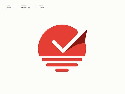 Daily checklist logo branding design graphic design icon logo 创意 标识设计