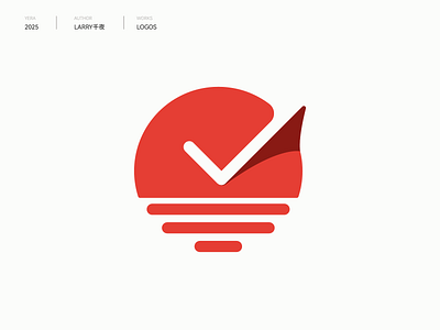 Daily checklist logo branding design graphic design icon logo 创意 标识设计