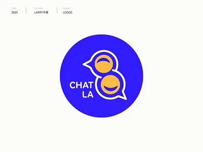 chat and make friends logo branding design graphic design icon illustration logo ui 创意 标识设计