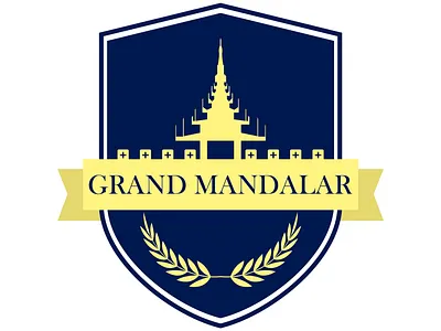 Grand Mandalar Logo branding logo