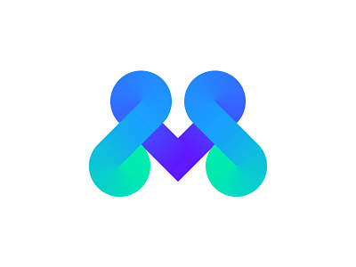 Infinity Letter M Modern Logo branding design endless forever infinite infiniteloop infinity logo letter m logo loop logo m m gradient logo m infinity logo m letter logo m lettermark m logo m loop logo m modern logo