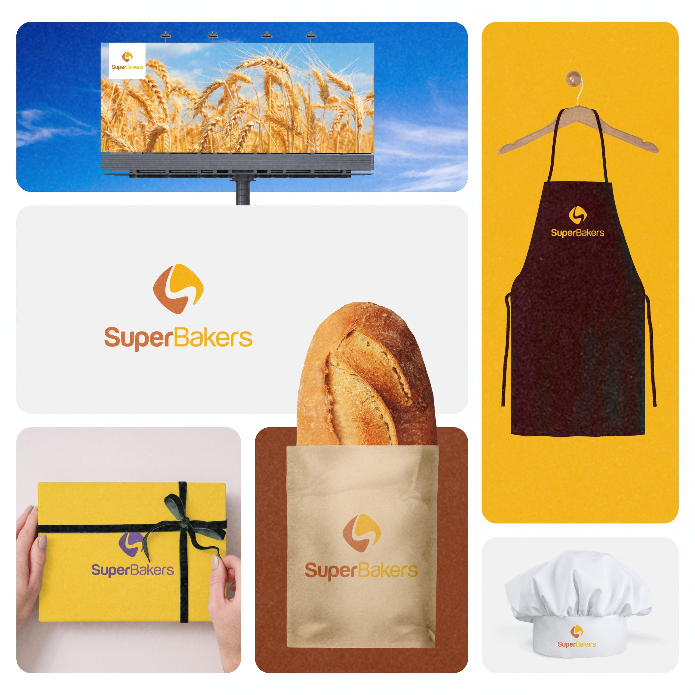 Modern & Appetizing Identity for a Premium Bakery Brand bakers bakers logo bakery bakery logo baking brand identity branding chef custom dynamic flat food handdrawn lettermark logo minimal modern s logo symbolic visual identity