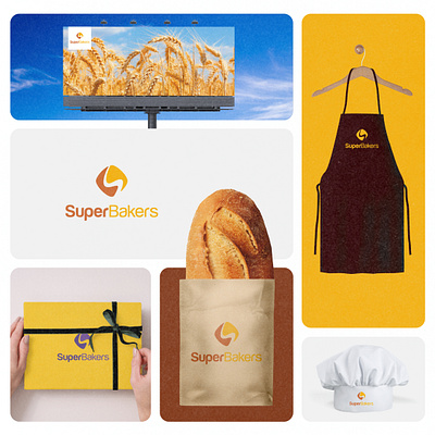 Modern & Appetizing Identity for a Premium Bakery Brand bakers bakers logo bakery bakery logo baking brand identity branding chef custom dynamic flat food handdrawn lettermark logo minimal modern s logo symbolic visual identity