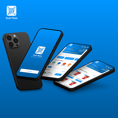 Scan Paisa Mobile App UI Design app app design branding design graphic design ios mobile mobile app ui ui design ux