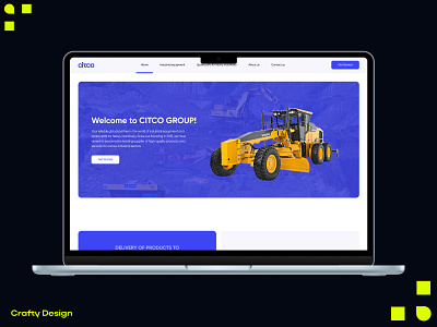 Business website for car parts business design figma ui ux web