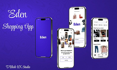Eden Shopping App app clothing fashion marketplace shopping utility