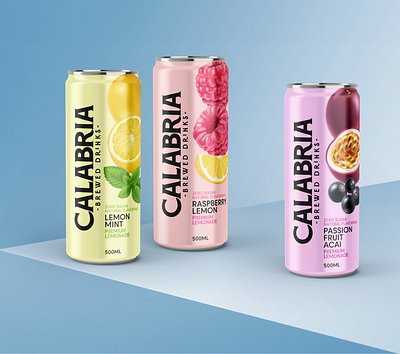 BREWED DRINK LOGO & BRANDING & PACKAGING branding brewed drink cordial creative design drink graphic graphic design labeldesign lemonade logo logo design packaging tin can tin can packaging design