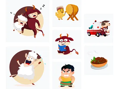 Idul Adha 2025 - Illustration Pack - Figma illustration vector