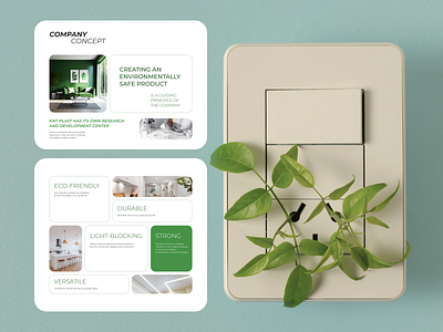 Landing page for eco film design experience figma grid illustration prototyping typography ui ui design ux