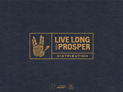 Live Long & Proper Distribution brand design brand identity branding branding and identity branding design illustration illustrator layout logo logo design logo designer movie retro tshirt type typography vintage visual identity