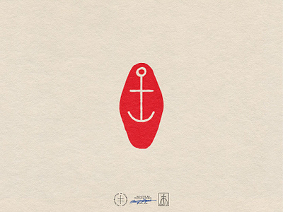 Anchor Haus anchor brand design brand identity branding branding design hotel icon icon design identity illustrator key keychain logo logo design logodesign minimal property simple vintage visual identity