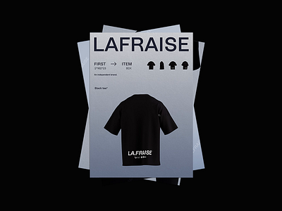 LAFRAISE (P.4) Static posters 3d abstract brandbranding character design logo poster teeshirt typography