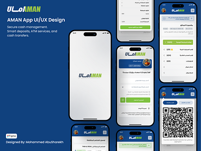 UI/UX Design for AMAN App app design logo ui ux