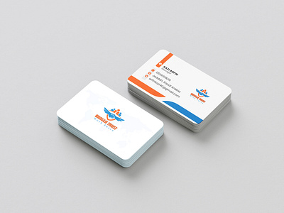 Business Card for Man Power Agency. adobe illustrator agency branding business card design graphic design man power minimal design