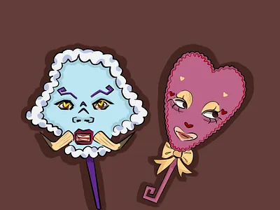 masks which hide our true intentions conceptual art emotions illustration masks opposites shapes