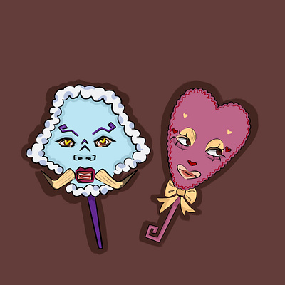 masks which hide our true intentions conceptual art emotions illustration masks opposites shapes