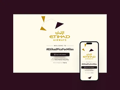 Etihad Airways — Sign in page branding clean etihad airways figma header design hero minimal mobile responsive sign in sign in page sin up ui design uiux design webdesign