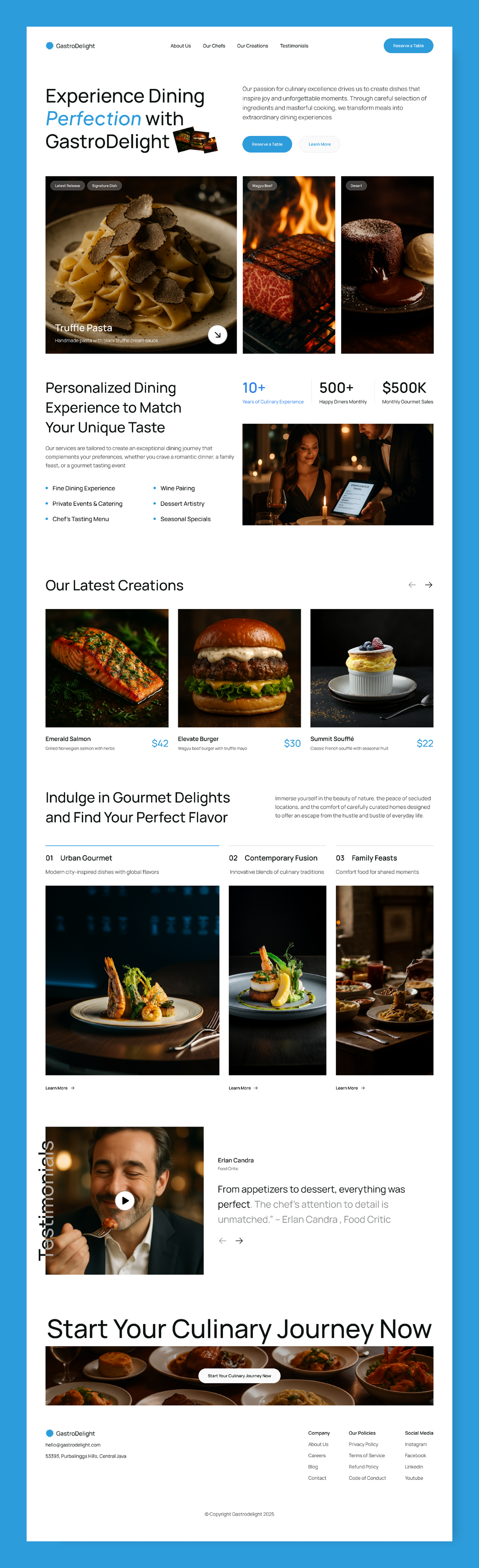 Example of Landing Page Design