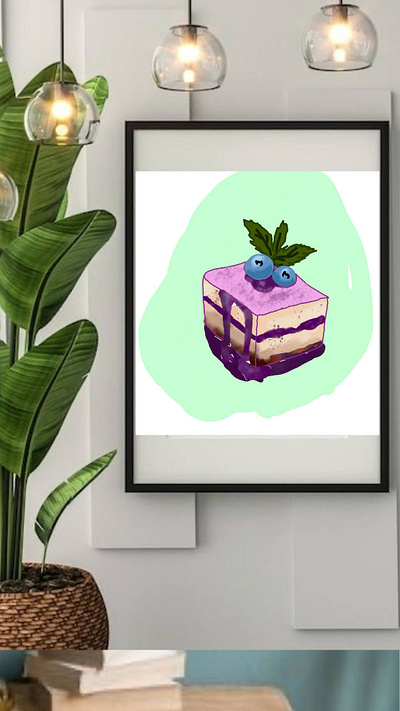 Cute Dessert Illustration – Sweet & Adorable Treat cute food art