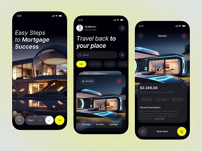 Nexora - Real Estate Mobile App apartment app app design booking app crm ecommerce home rental minimal ui mobile app mobile app design mobile ui product design property app property search proptech real estate real estate app real estate ui rental app responsive design saas
