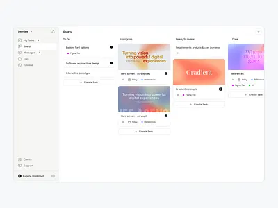 Workflow – Product Management Kanban Board | SaaS app approve card cards dashboard design feedback product project review saas task tasks ui