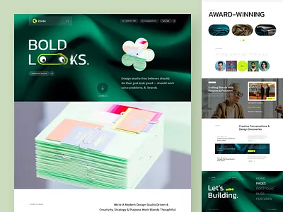 Zorax - Design Studio Website | Landing Page agency bold deisgn branding business clean creative design goal header landingpage marketing minimal portfolio startup studio style guideline ui ui ux design website wordpress