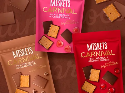MILK CHOCOLATE MOUNTED BISCUITS PACKAGING DESIGN biscuits branding chococlate creative design food packaging design graphic graphic design labeldesign logo packaging snacks