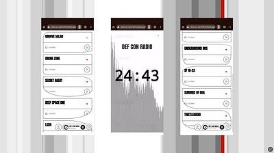 Minimal Focus Radio animation ui