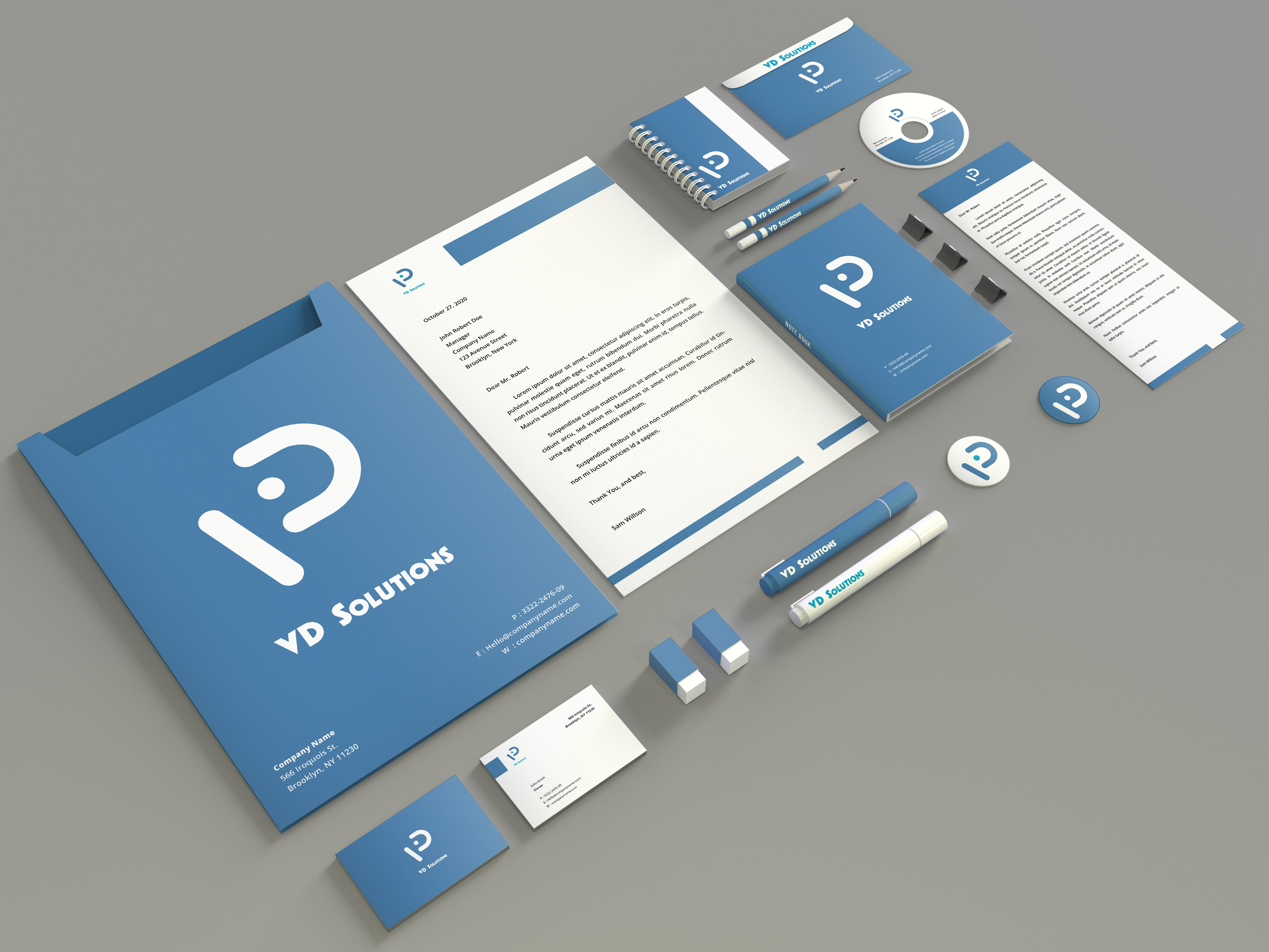 Example of Brand Design Or Stationery Design