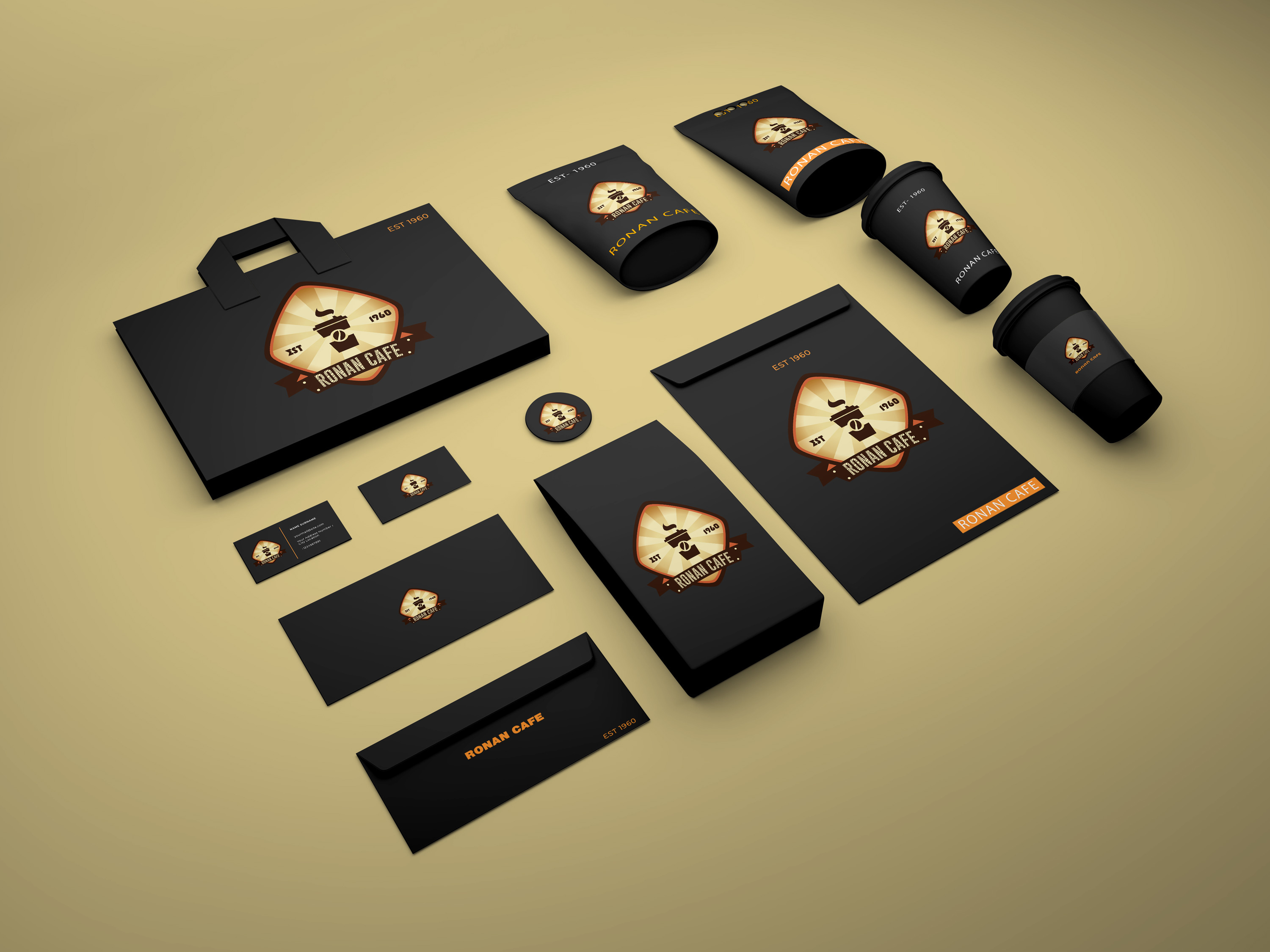 Example of Brand Design Or Stationery Design