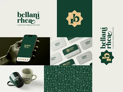 Bellani Rhea: A Brand Identity Rooted in Timeless Elegance brand identity branding design graphic design illustration logo logo design vector