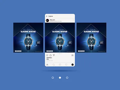 Luxury Watch Promo Design branding design graphic design illustration logo social media post vector