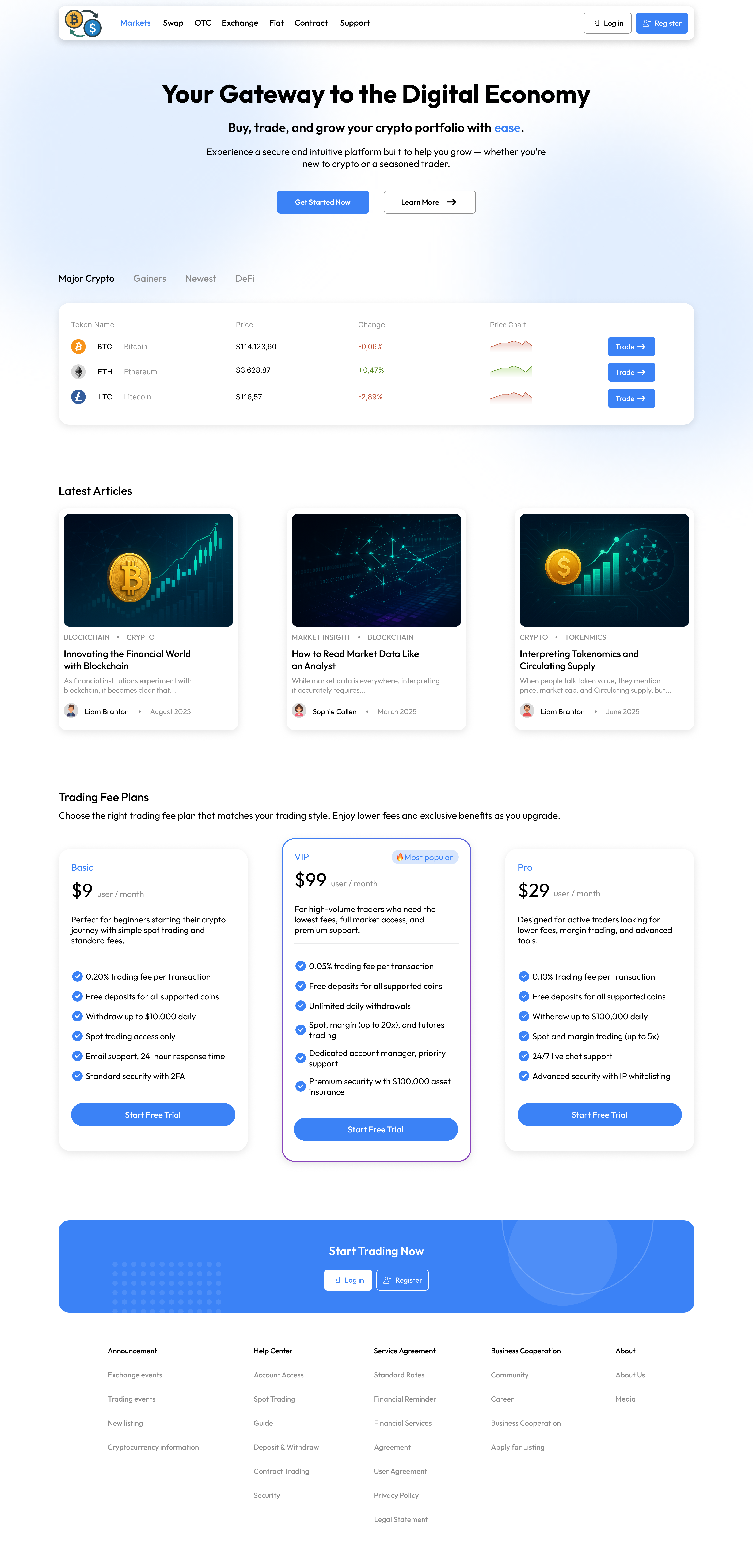 Digital Currency Exchange digital assets