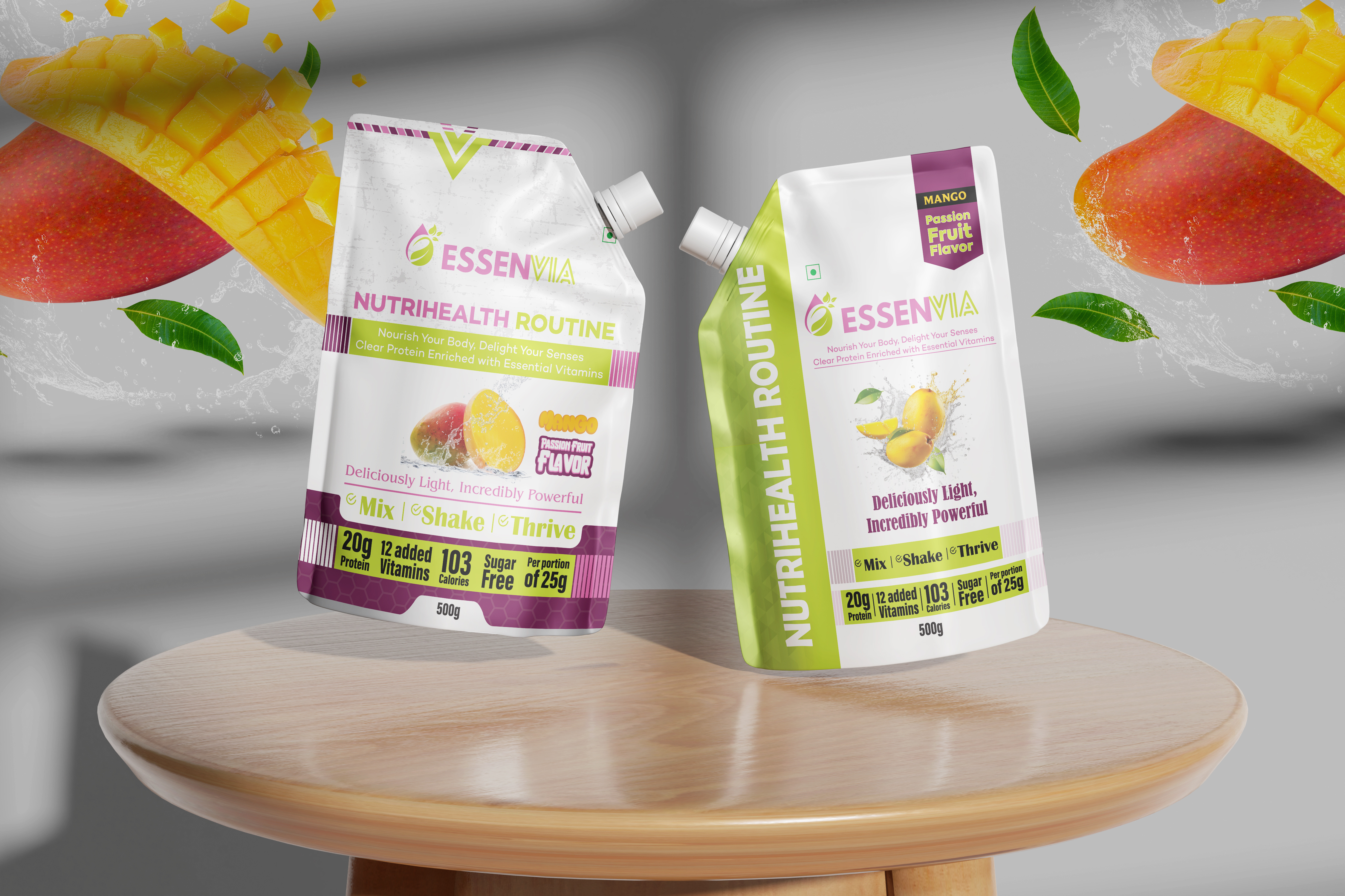 Mango Juice Packaging Design branding coldpress design fresh juice graphic design illustration juice juice packaging label design mango juice packaging design pouch design pouch label product label design