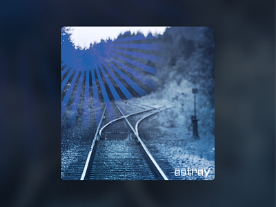 "astray" - Album Art album art branding cover design graphic design photoshop