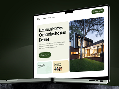 Real Estate Website Header design figma landing page design property landing page real estate real estate web real estate website ui web design web designer website design