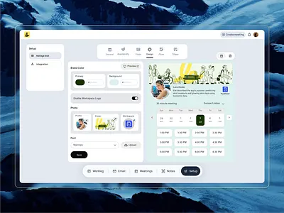 SayBriefly: Workspace Customization and Scheduling Hub digital workspace