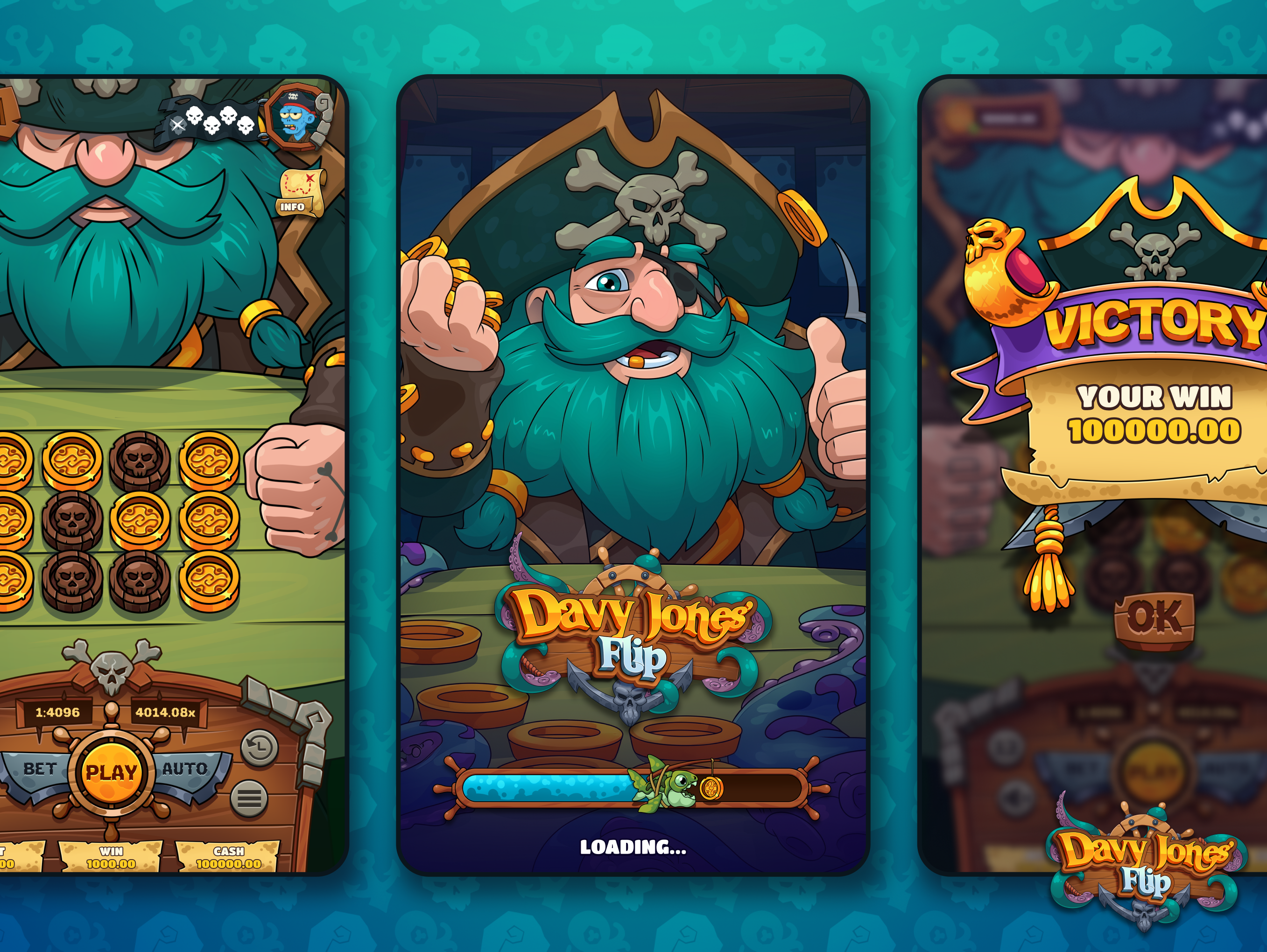 Example of Game UI/UX Design (Mobile & Desktop) 