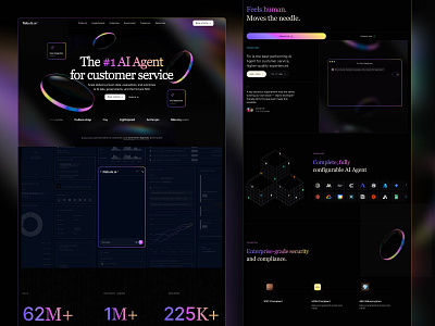 Nebula AI Agent Web Redesign ai ai agent animation artificial intelligence crypto dark ui hilf al digital interface landing page mehedi hasan roni saas saas design trending ui user interface visual web designer web3 web3 design webflow