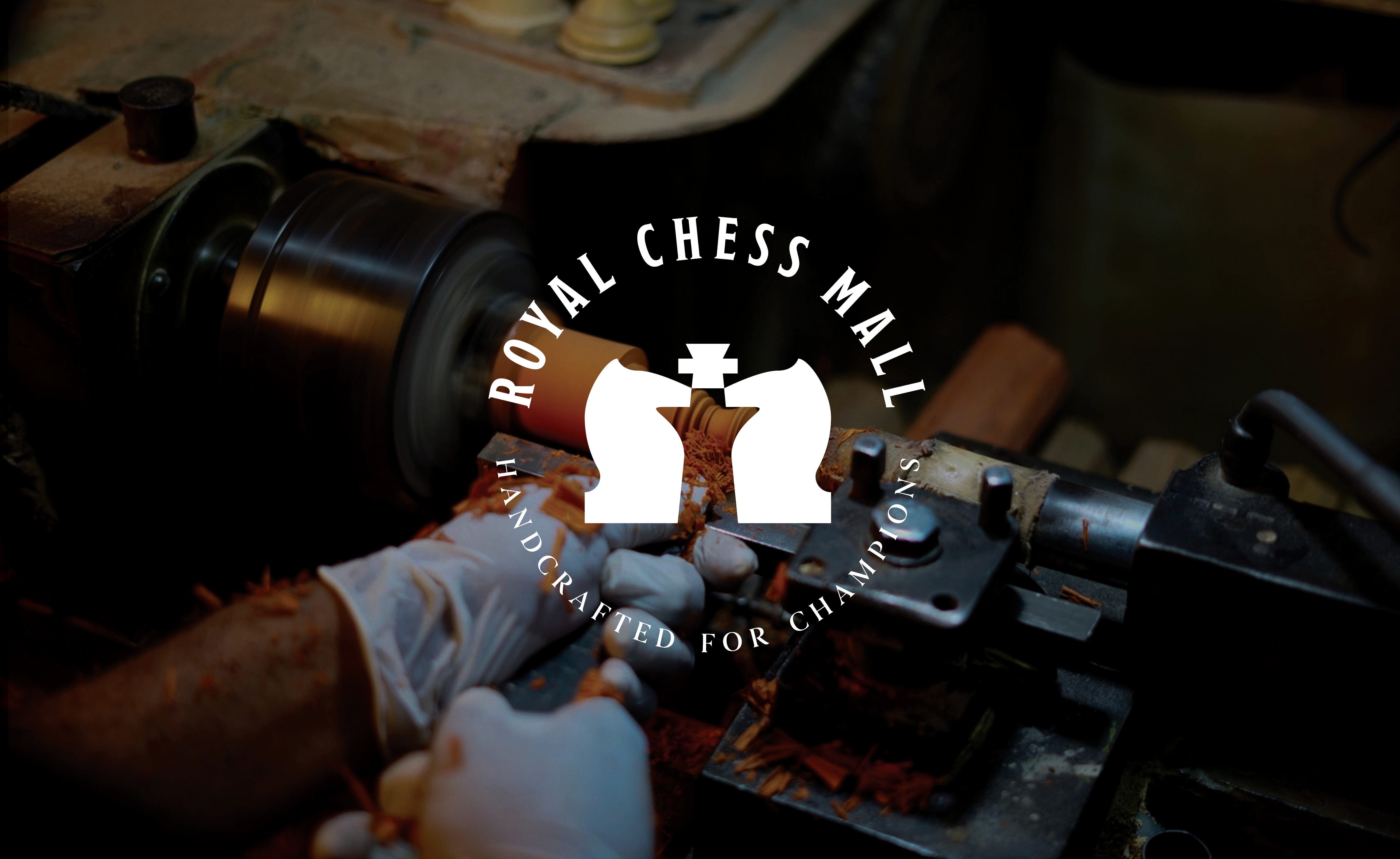 Royal Chess Mall logo redesign branding chess cretalyst graphic design hardik singh logo royal royal chess mall