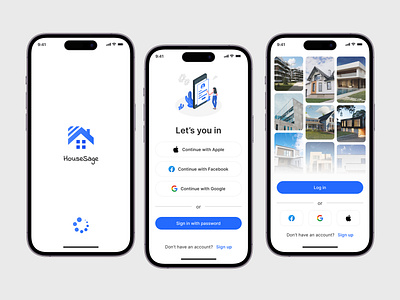 HouseSage - Real Estate Mobile App appconcept appdesign homefinder interfacedesign mobileappdesign modernui productdesign propertyapp propertyfinder realestateapp realestatelisting realestatemobileapp realestateui realestateux