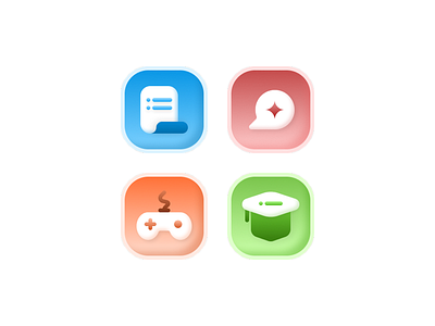 Menu Icons ai detail document games icon illustration lessons menu news