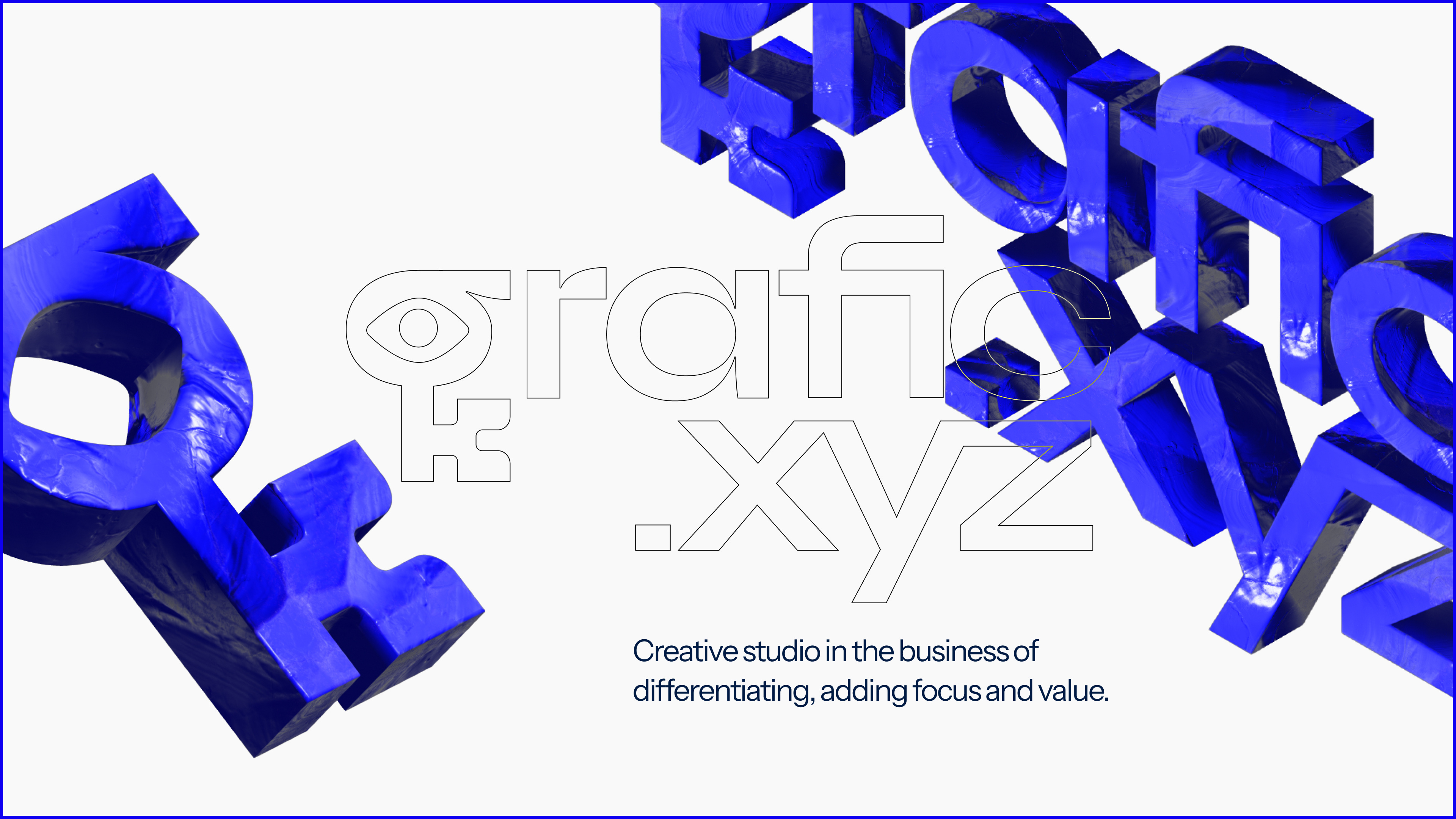 grafic.xyz rebrand animation brand branding identity logo motion graphics naming neologism rebrand strategy typography