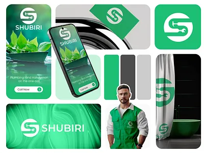 Shubiri – Professional Plumbing Branding by Theepa Studio branding design fiverr graphic design illustration logo logo design modern motion graphics plumbing signature logo ui unique upwork