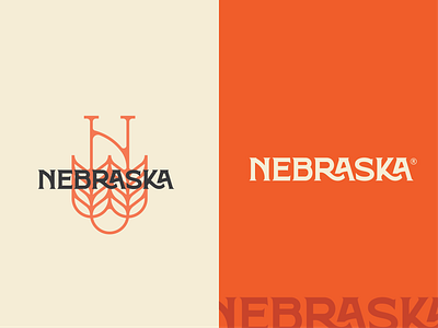 Nebraska 2025 bakery branding breads design graphic design illustration logo minimal logo natural food typography vector wheat