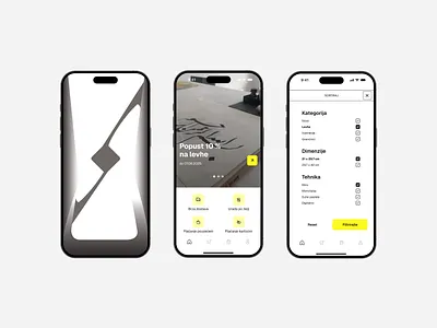 Gle Calligraphy e-commerce mobile app mobile app ui design uiux design ux design