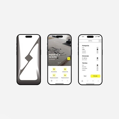 Gle Calligraphy e-commerce mobile app mobile app ui design uiux design ux design