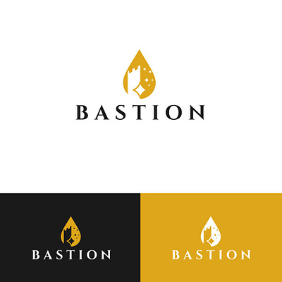 BASTION _ Logo Design adobe illustrator branding castle graphic design logo logo design