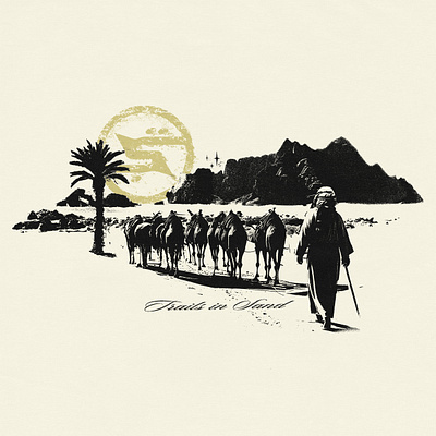STREETWEAR DESERT AND CAMELS RETRO Y2K PRINT brand branding camels desert design graphic design grunge hoodie mountains print retro streetwear t shirt vintage y2k